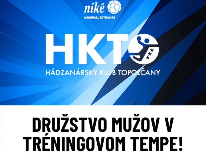 Družstvo mužov v tréningovom tempe!